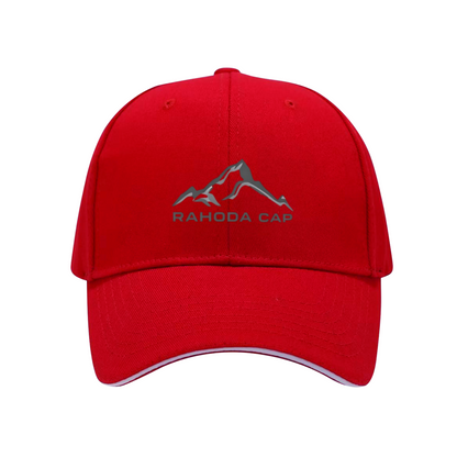 Minimal Mountain Rahoda Cap Logo Multi-Color Sandwich Peak Outdoor Hat