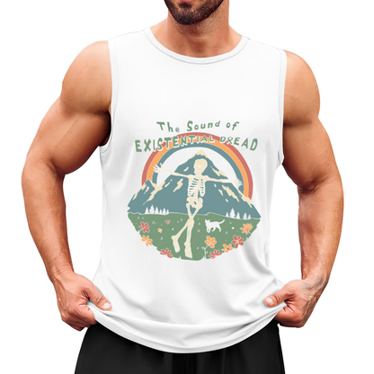 The Sound of Existential Dread Skeleton Mountain Vintage Tank