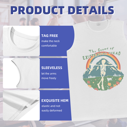 The Sound of Existential Dread Skeleton Mountain Vintage Tank
