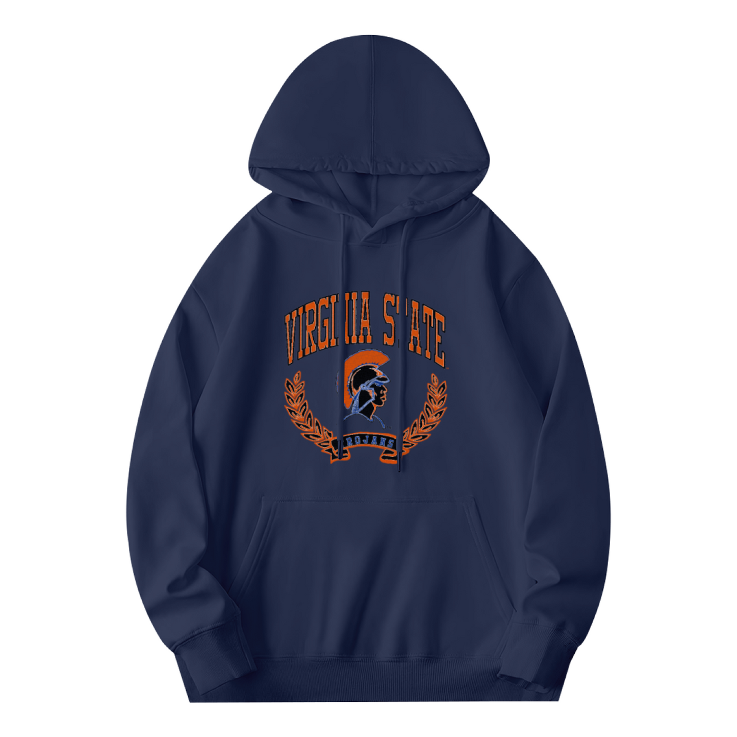 Virginia State Trojan College Spirit Men's Hoodie, Durable Comfort School Pullover