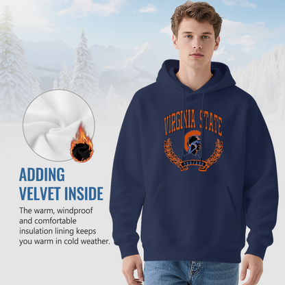 Virginia State Trojan College Spirit Men's Hoodie, Durable Comfort School Pullover