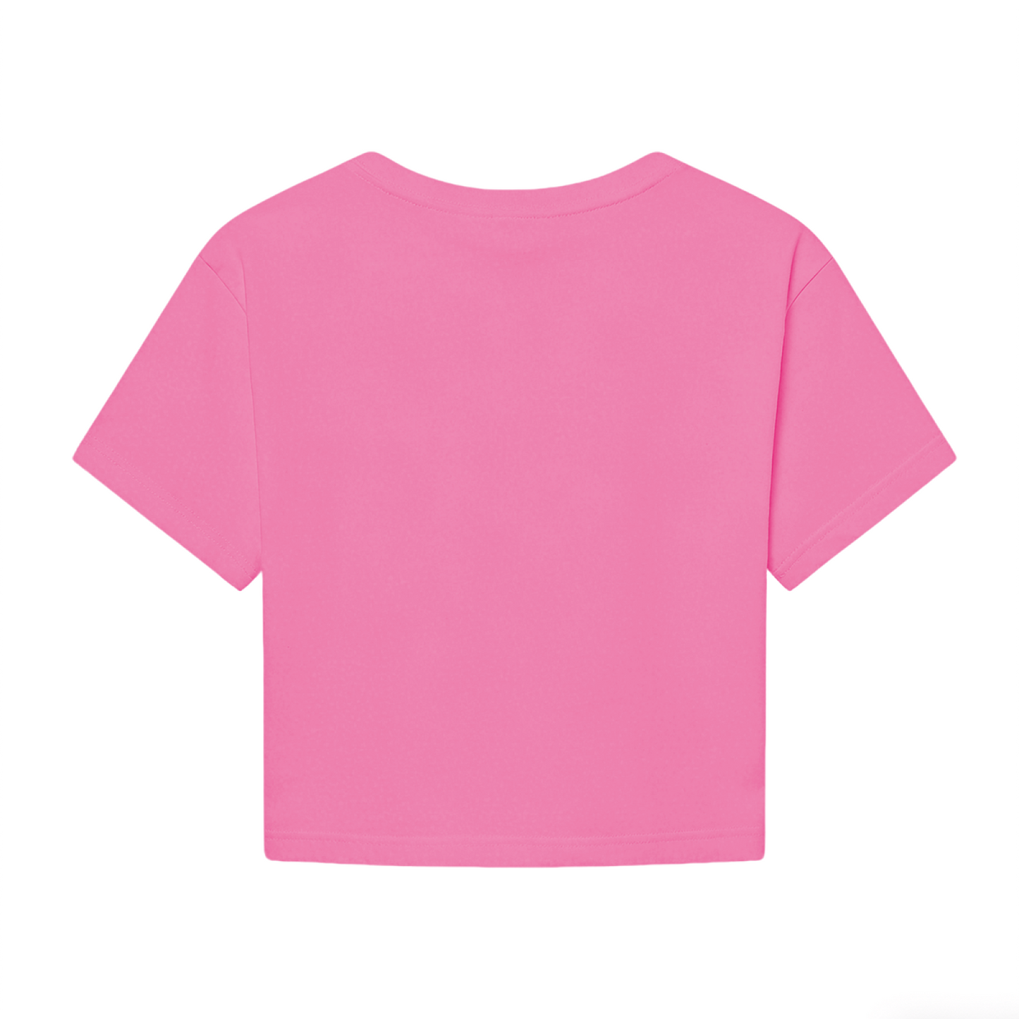 Hija de Dios Spanish Faith Hot Pink Crop Top ¨C Bible Verse Isaiah 62:3 Women Top