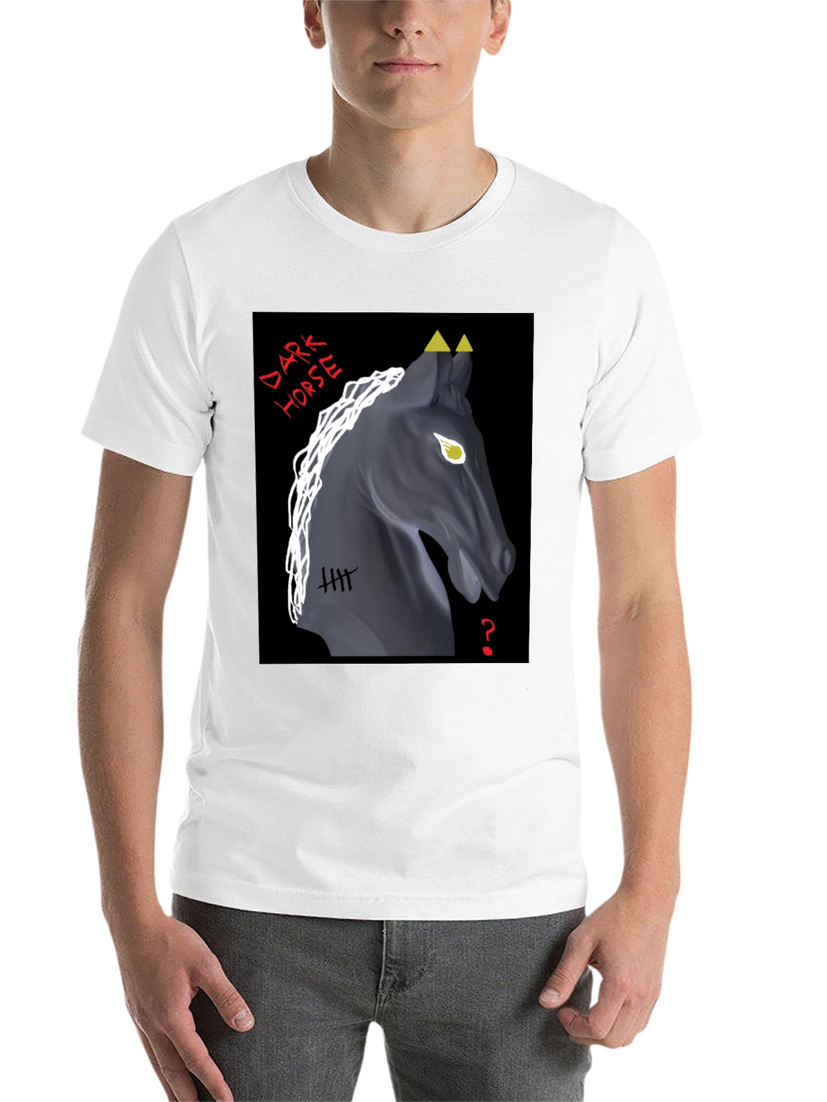 Dark Horse Graphic Tee - Unique Design