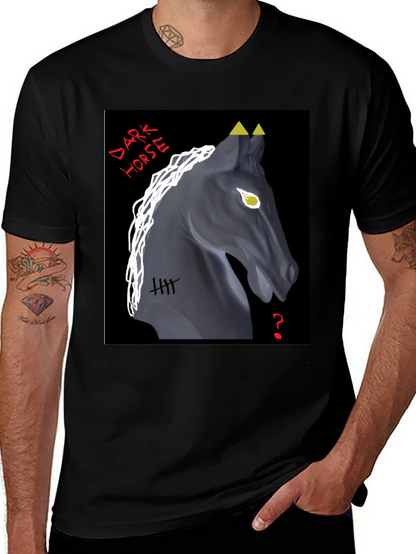 Dark Horse Graphic Tee - Unique Design