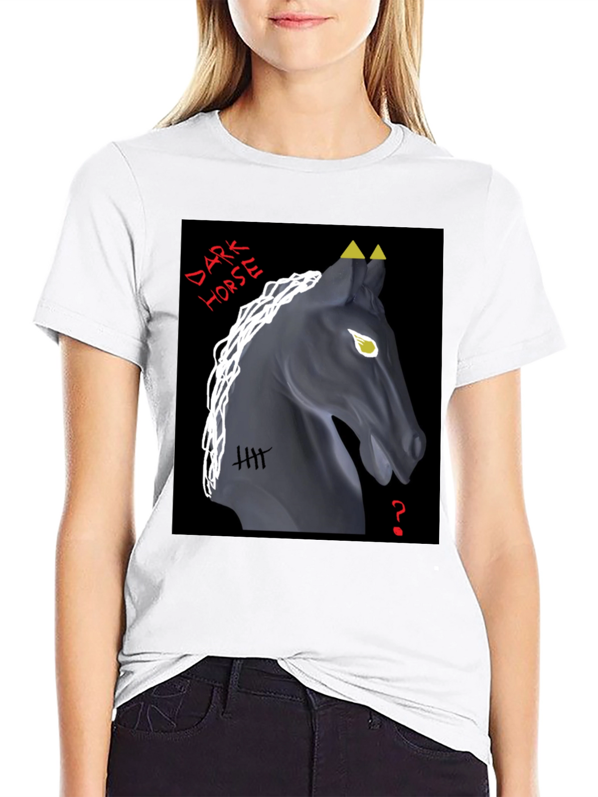 Dark Horse Graphic Tee - Unique Design