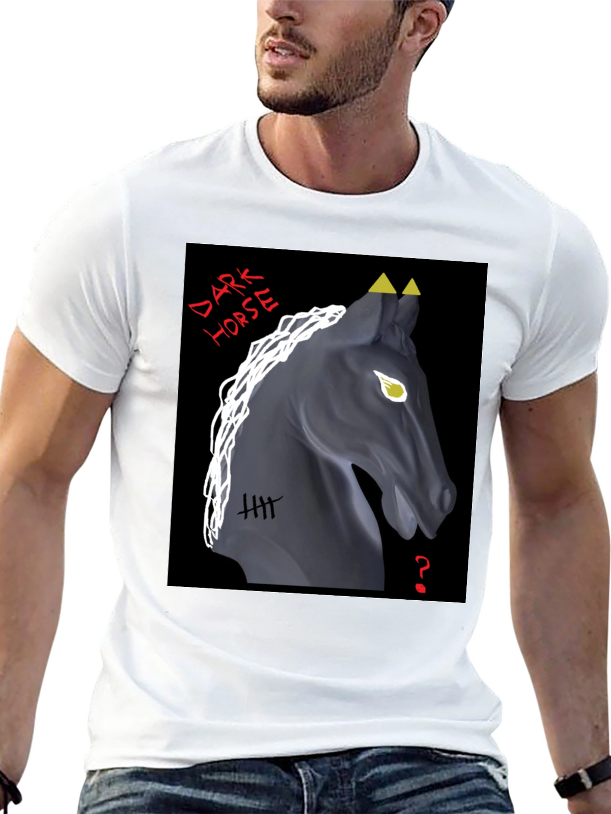 Dark Horse Graphic Tee - Unique Design