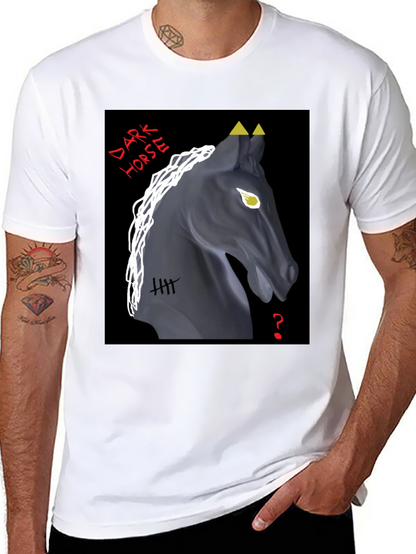 Dark Horse Graphic Tee - Unique Design