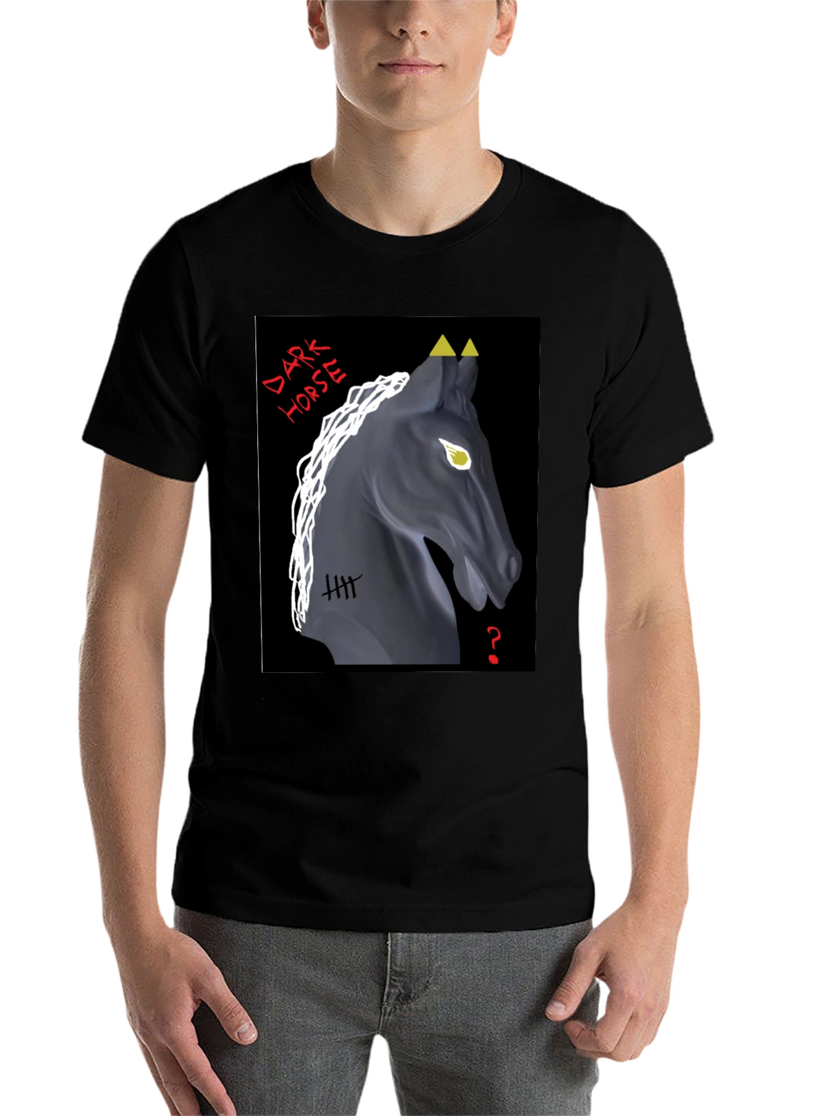 Dark Horse Graphic Tee - Unique Design