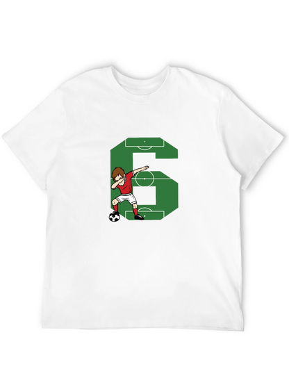 Soccer Number 6 Dab T-Shirt
