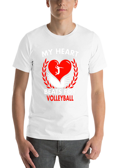 Volleyball Heartbeat Graphic Tee