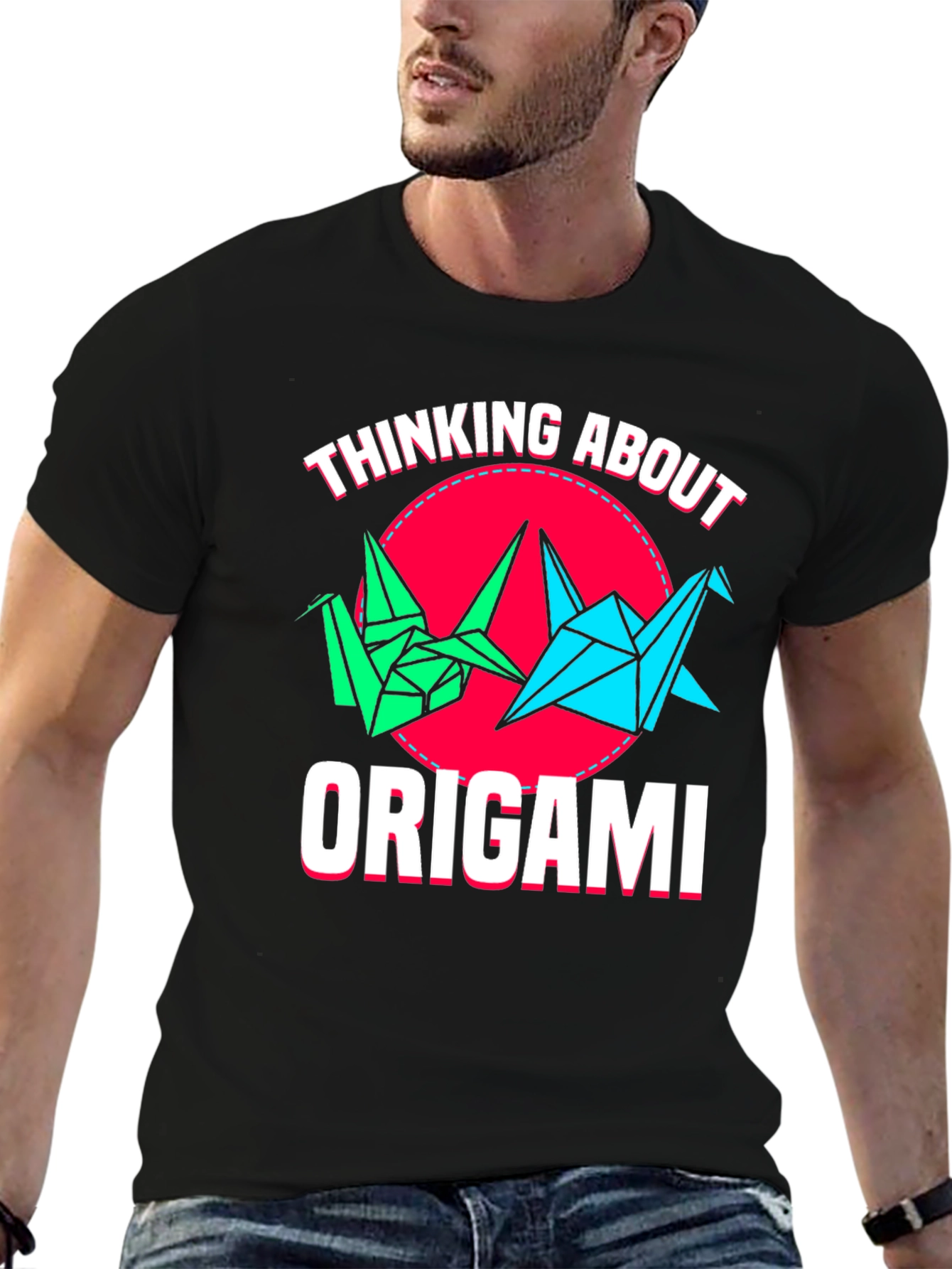 Origami Crane T-Shirt - Paper Art Tee