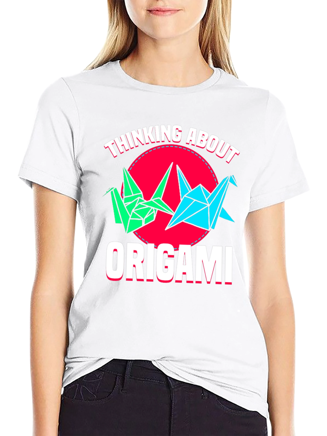 Origami Crane T-Shirt - Paper Art Tee