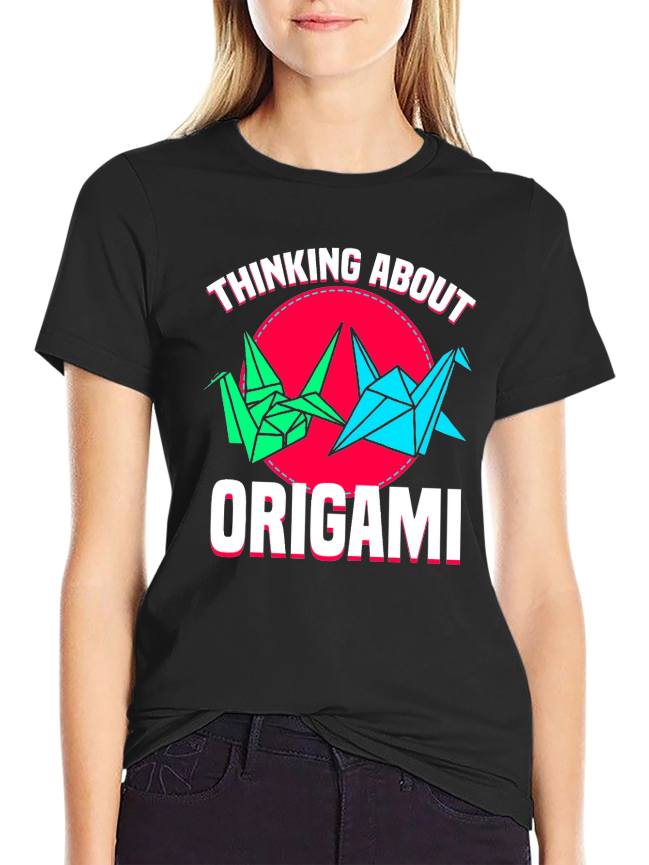 Origami Crane T-Shirt - Paper Art Tee