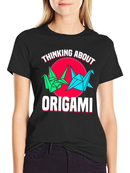 Origami Crane T-Shirt - Paper Art Tee