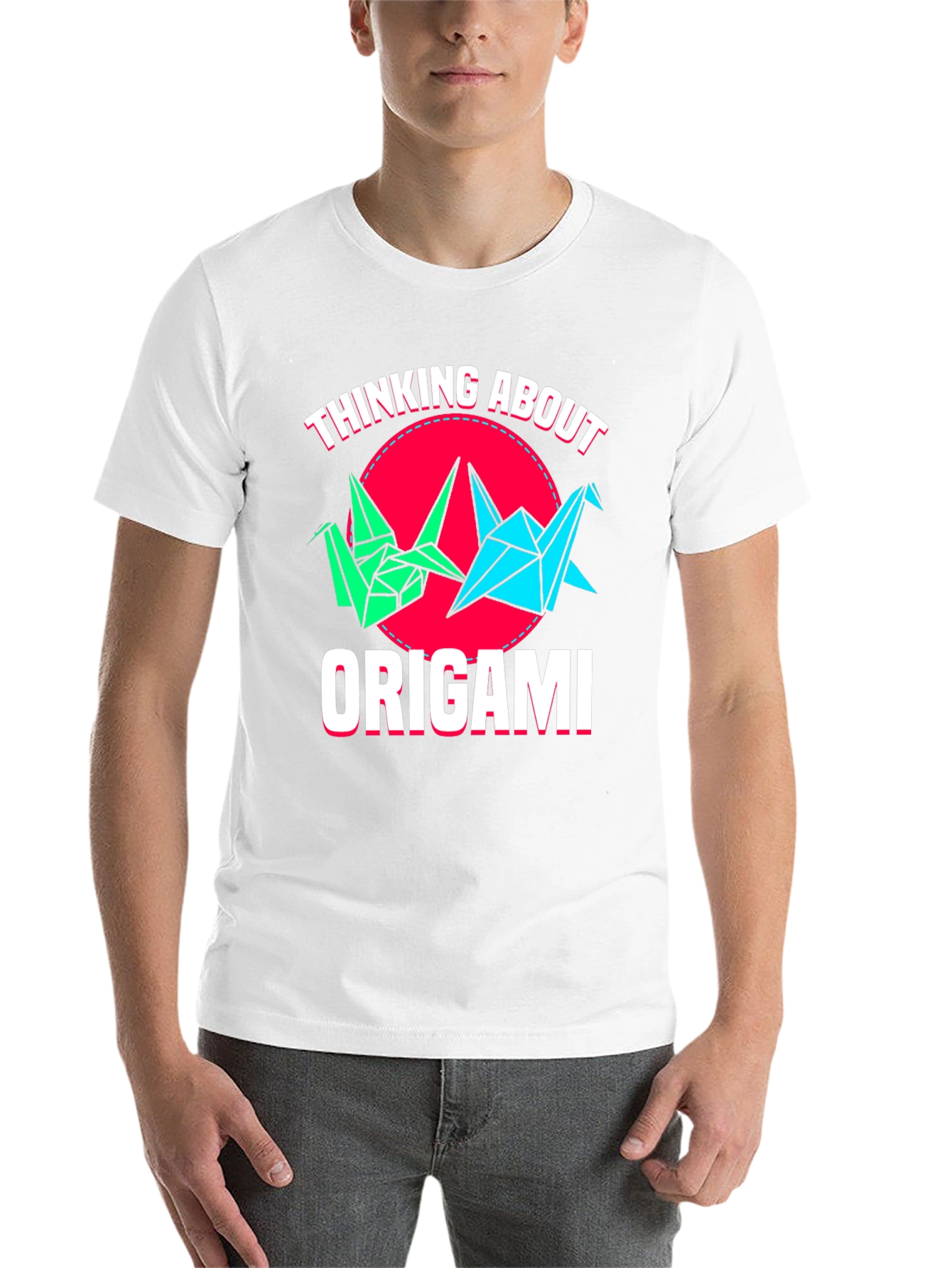 Origami Crane T-Shirt - Paper Art Tee