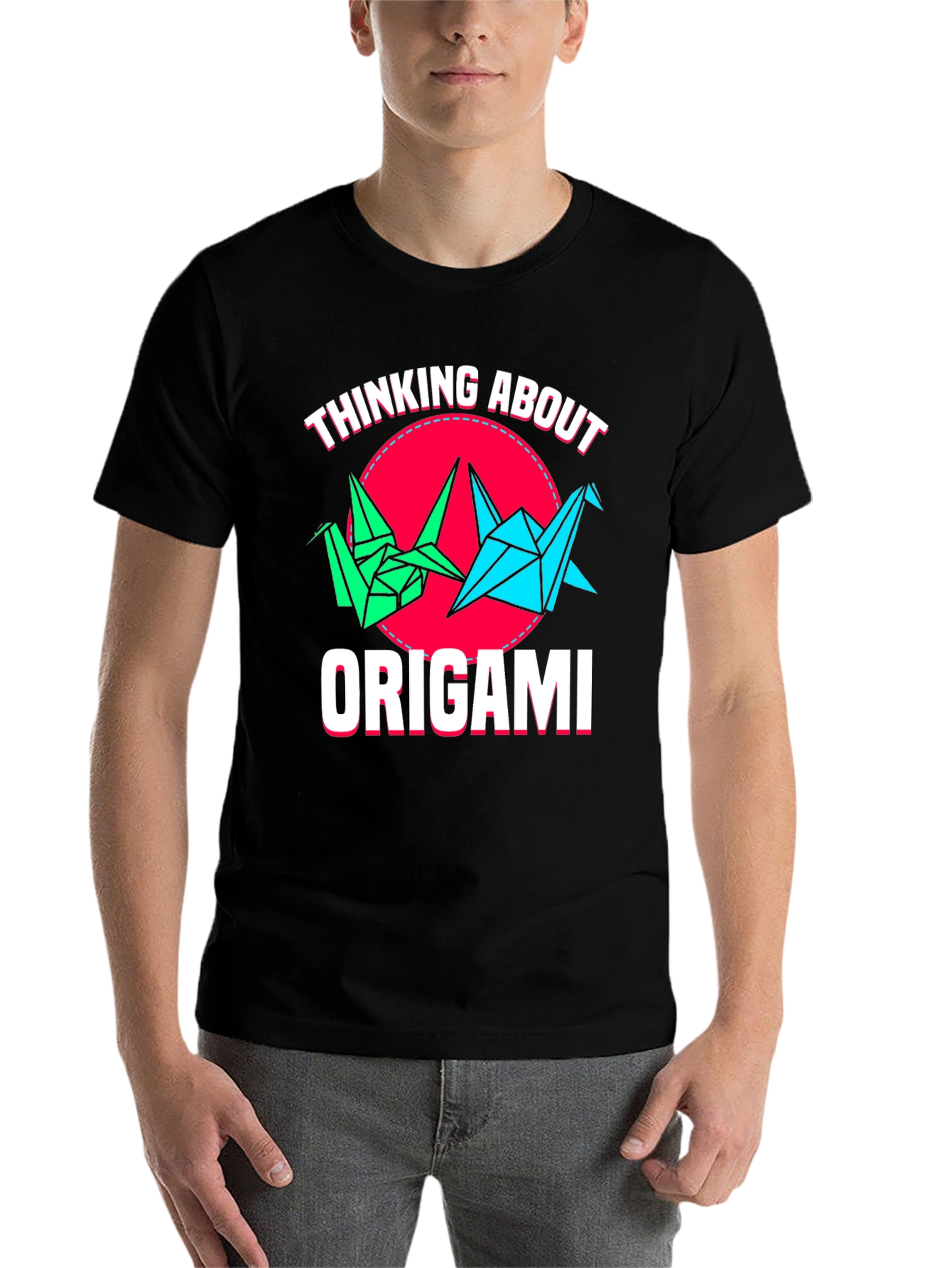 Origami Crane T-Shirt - Paper Art Tee