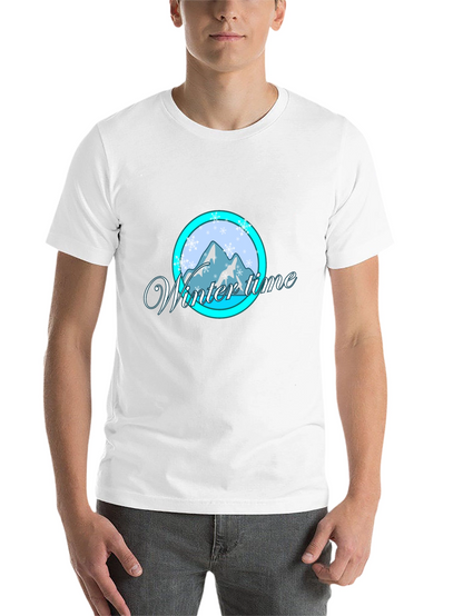 Winter Time Graphic Tee - Black