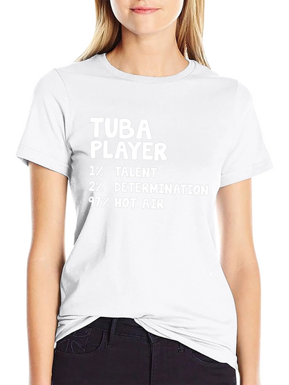 Tuba Player Funny Novelty Graphic T-Shirt