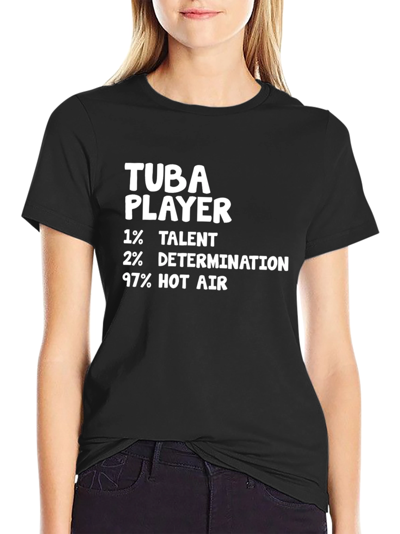 Tuba Player Funny Novelty Graphic T-Shirt