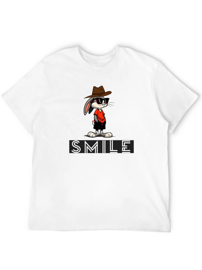 Bugs Bunny SMILE Graphic Tee - Cool Cartoon Style