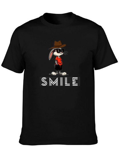 Bugs Bunny SMILE Graphic Tee - Cool Cartoon Style
