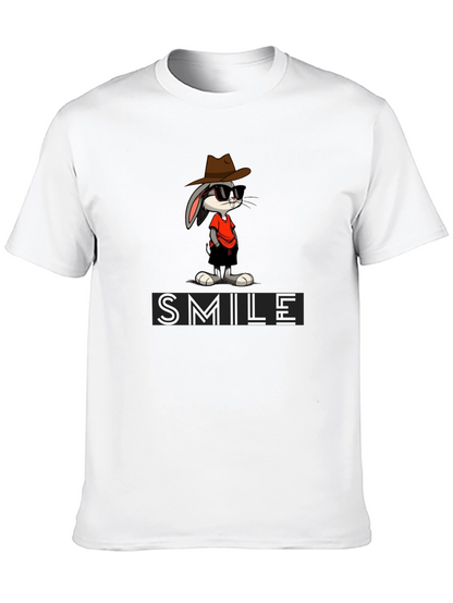 Bugs Bunny SMILE Graphic Tee - Cool Cartoon Style