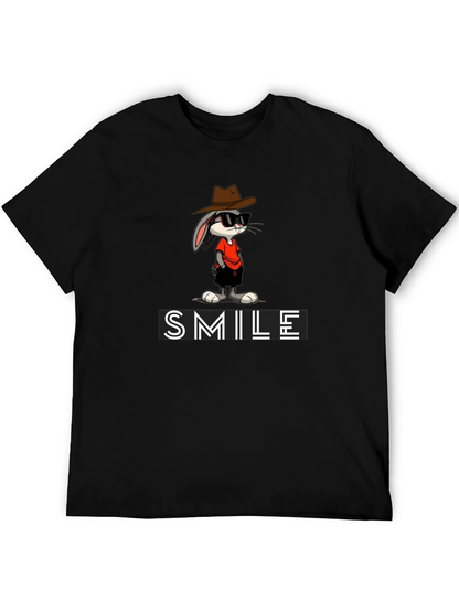 Bugs Bunny SMILE Graphic Tee - Cool Cartoon Style