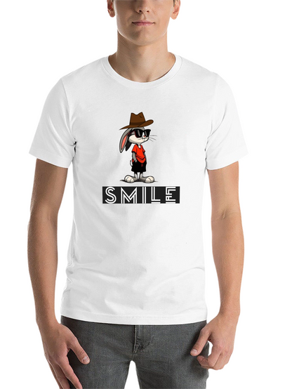Bugs Bunny SMILE Graphic Tee - Cool Cartoon Style