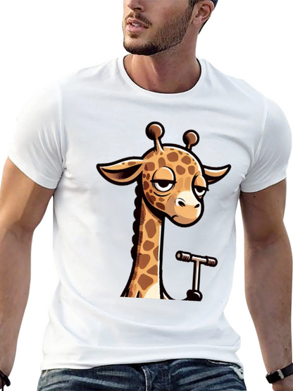 Cool Giraffe Graphic T-Shirt - Unisex Casual Tee