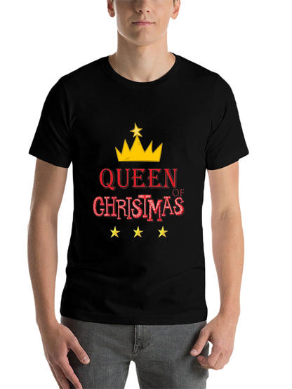 Queen of Christmas Graphic Tee - Holiday Cheer