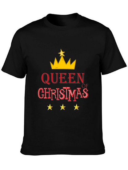 Queen of Christmas Graphic Tee - Holiday Cheer