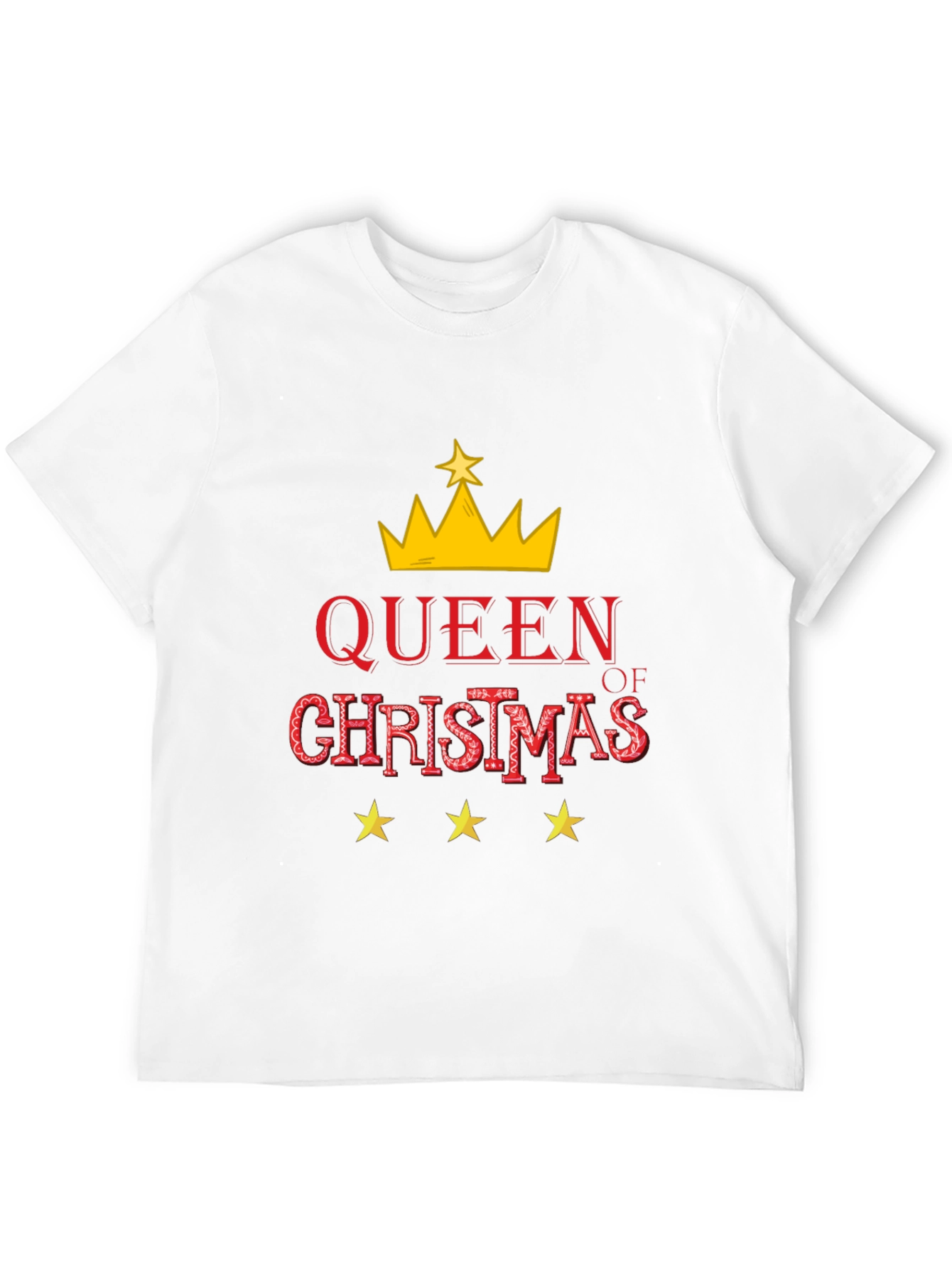 Queen of Christmas Graphic Tee - Holiday Cheer