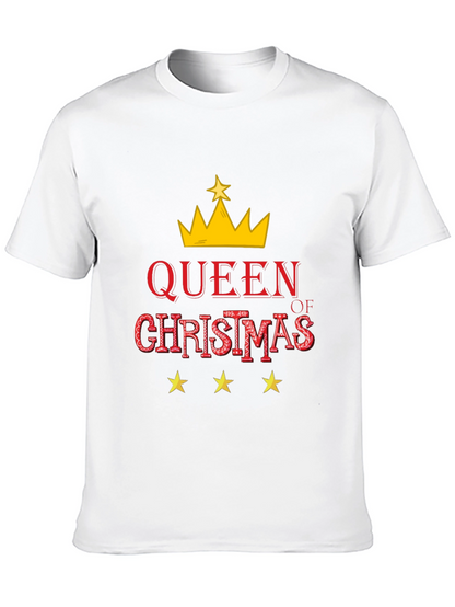 Queen of Christmas Graphic Tee - Holiday Cheer