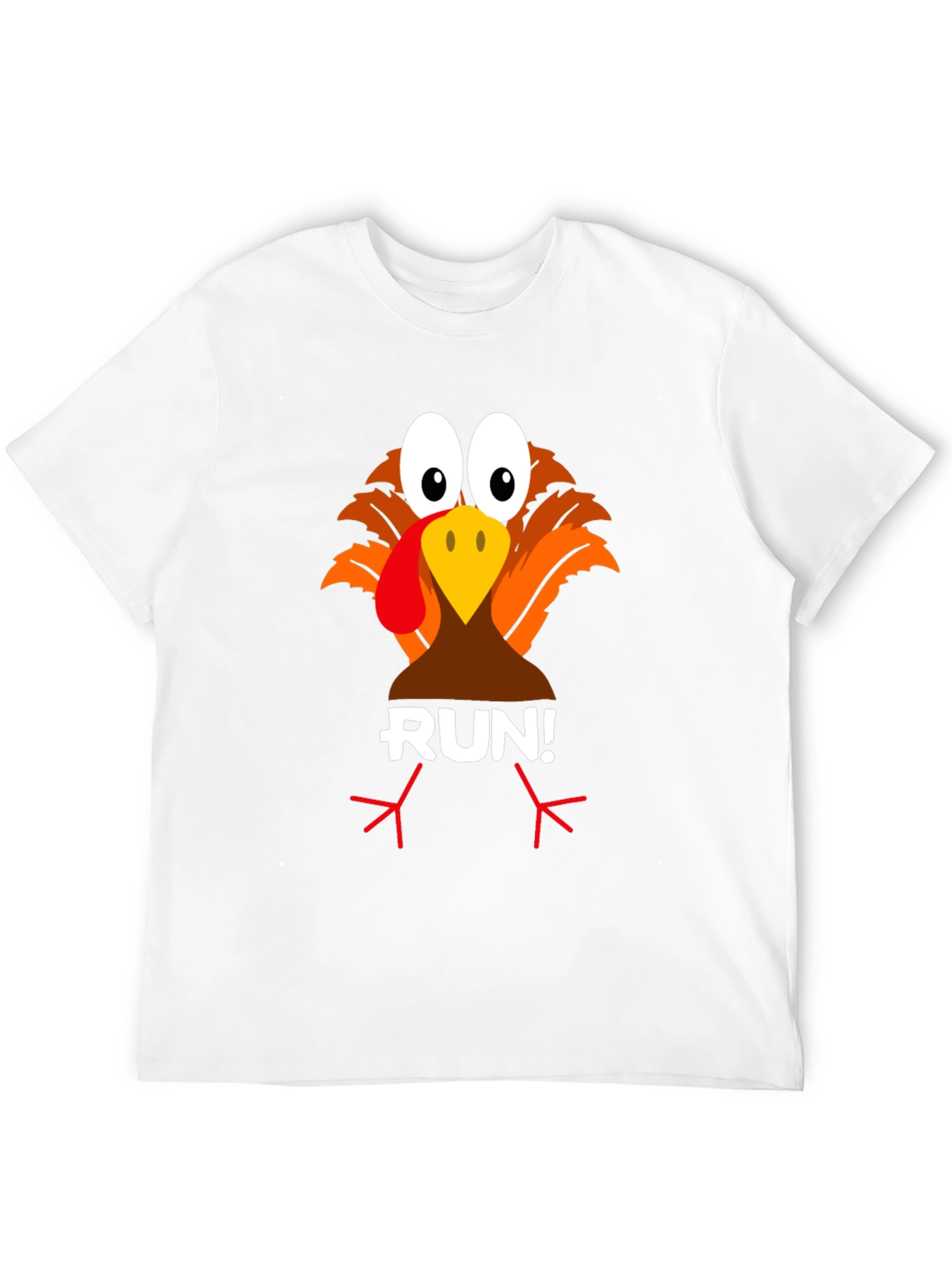 Turkey Run! Graphic Tee - Thanksgiving Fun