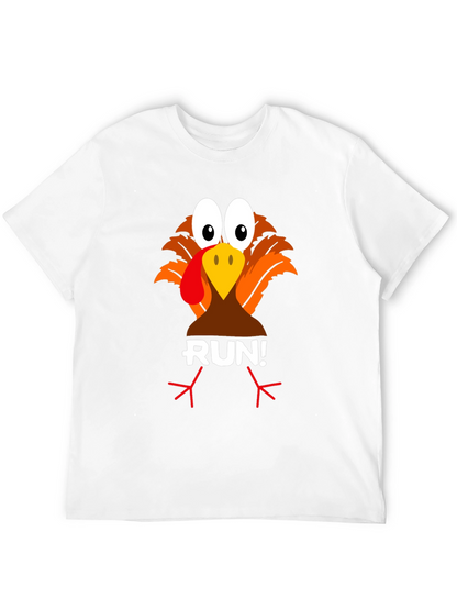 Turkey Run! Graphic Tee - Thanksgiving Fun