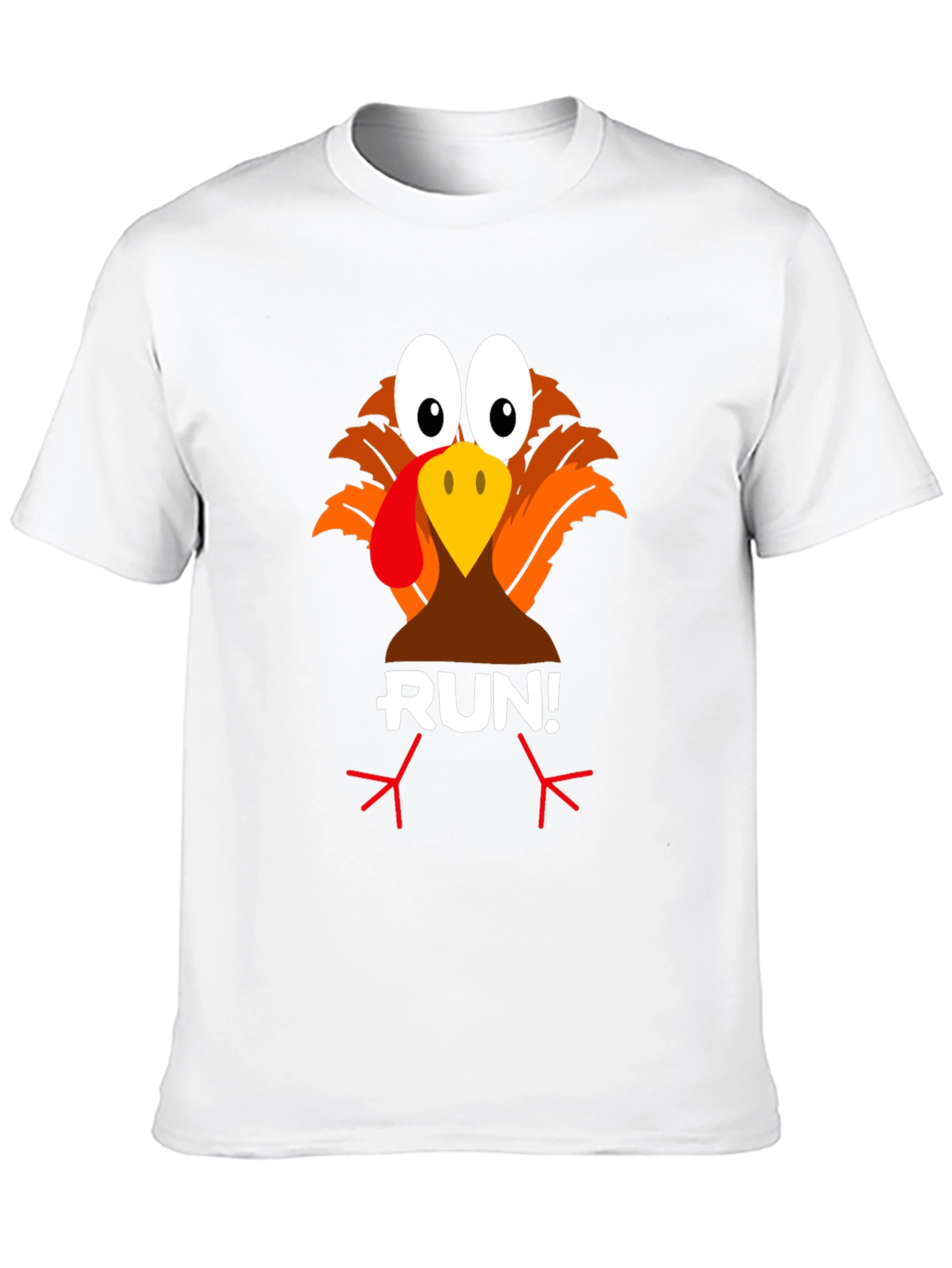 Turkey Run! Graphic Tee - Thanksgiving Fun