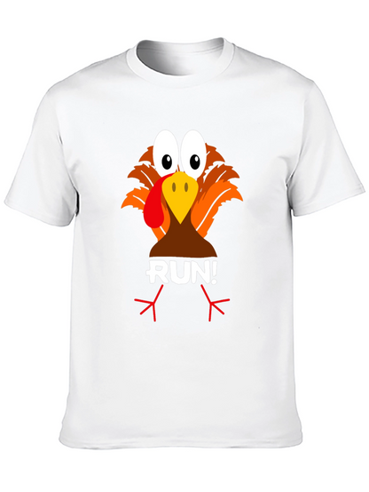 Turkey Run! Graphic Tee - Thanksgiving Fun