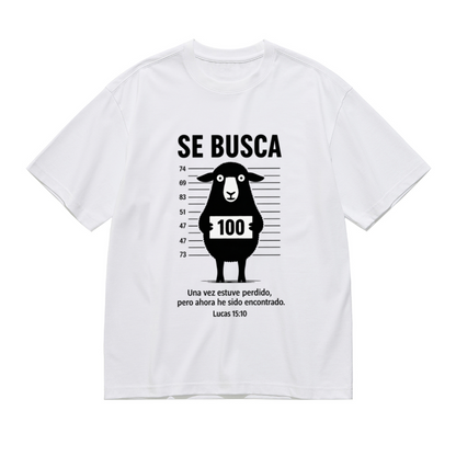Spanish Bible Lost Sheep Faith Plus Size Ladies Casual Tee