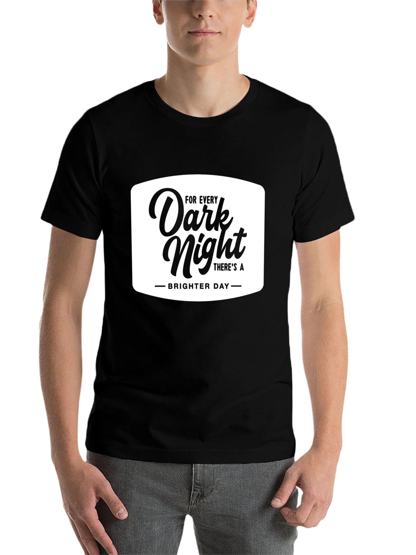Dark Night Brighter Day Graphic T-Shirt