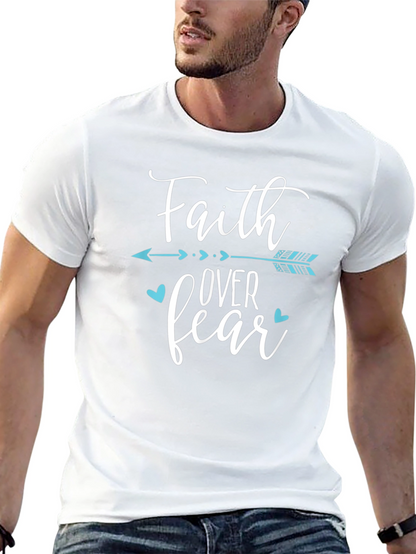 Faith Over Fear Graphic Tee - Black