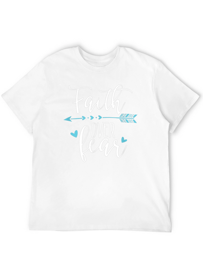 Faith Over Fear Graphic Tee - Black
