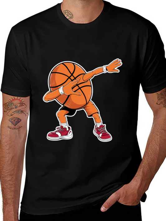 Dabbing Basketball Graphic Tee