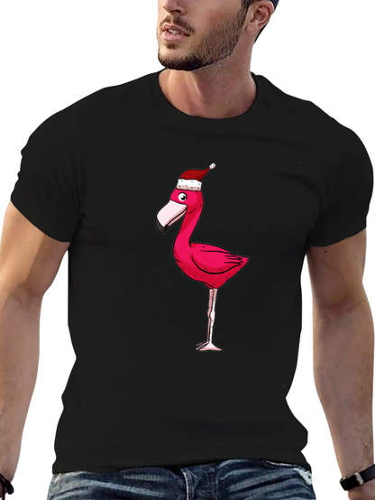 Festive Flamingo Graphic Tee