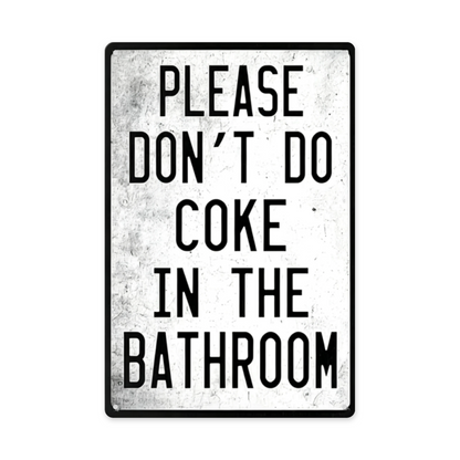 Chill And Grill BBQ Retro Rustic Wall Decor Metal Tin Sign