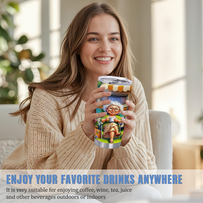 Cozy Camping Grandma Retro Camper Van Sweet Tumbler