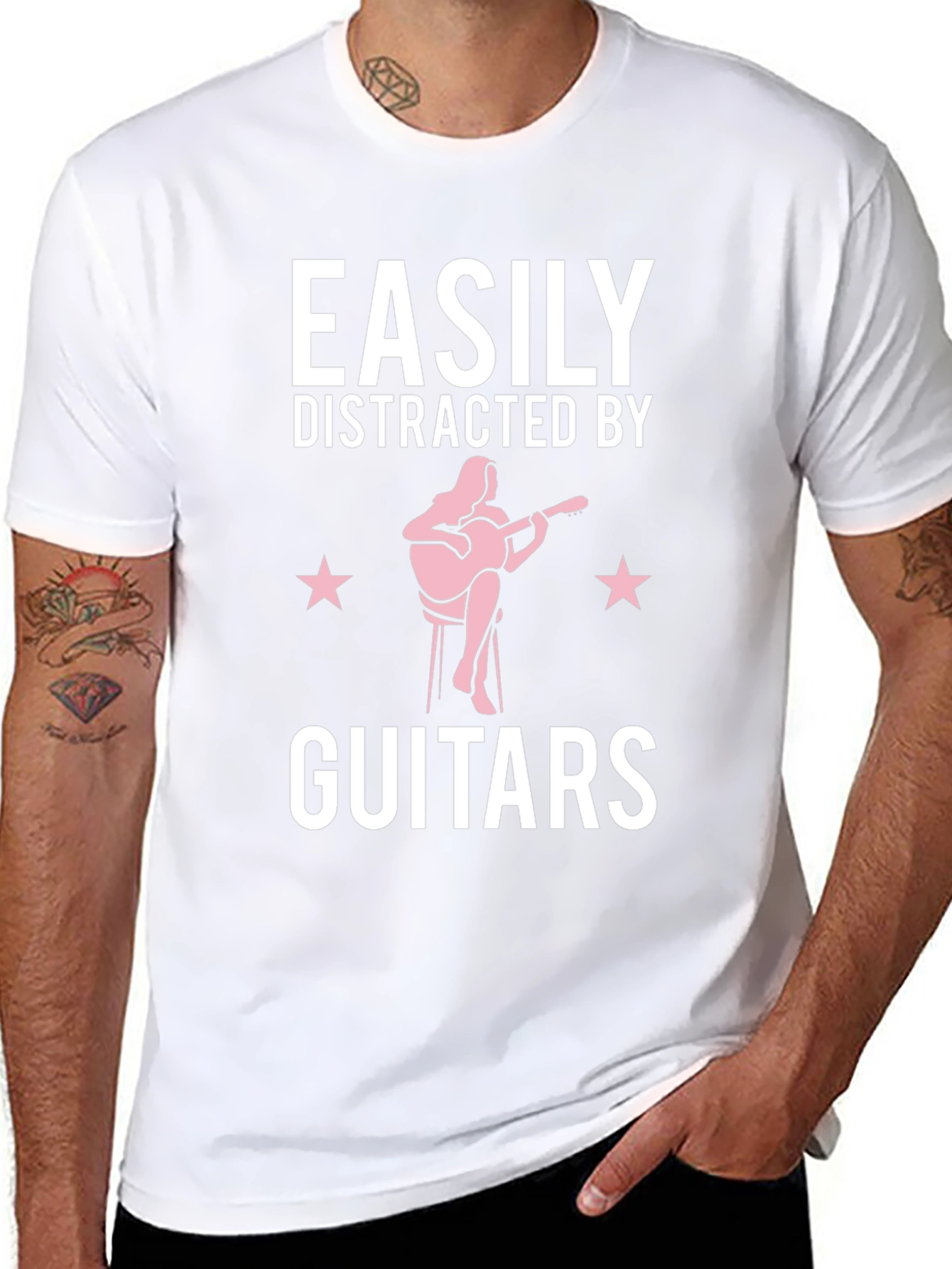 Easily Distracted By Guitars T-Shirt