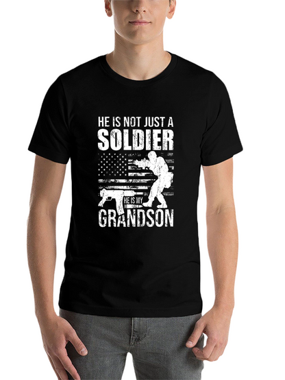 Grandson Soldier Graphic Tee - Patriotic