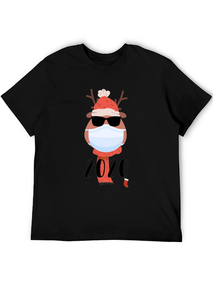Holiday 2020 Masked Reindeer Graphic Tee