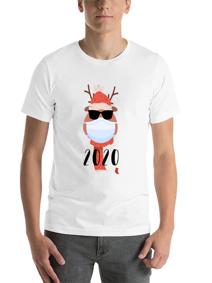 Holiday 2020 Masked Reindeer Graphic Tee