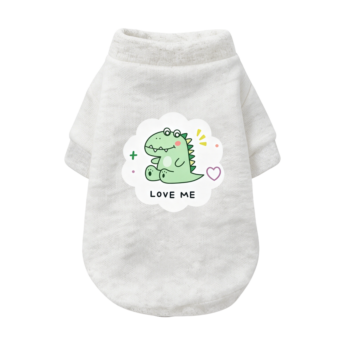 LOVE ME Letter Print Pet Casual Cardigan Sweater